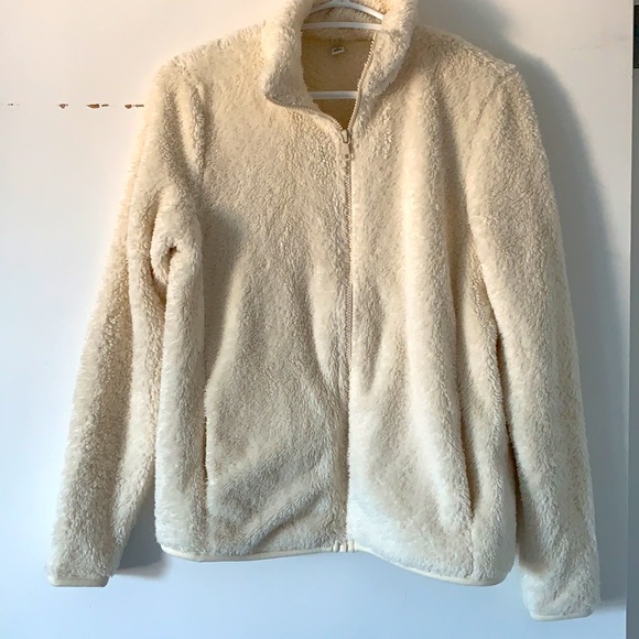 Uniqlo fluffy yarn fleece full-zip jacket - Picture 2 of 6